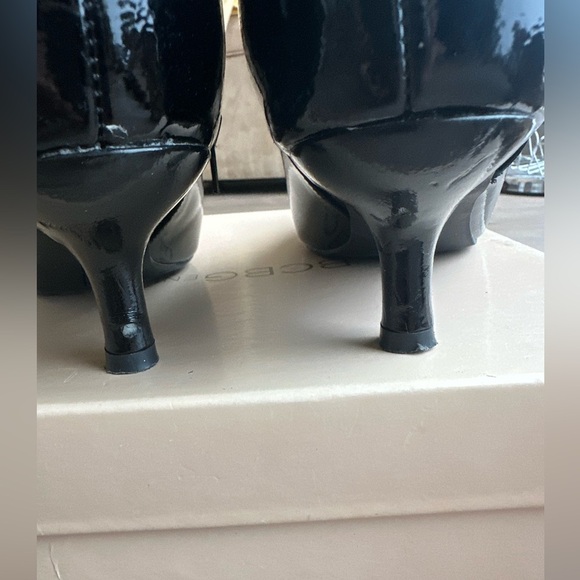 Worthington black patent kitten heel booties preowned - Picture 7 of 7